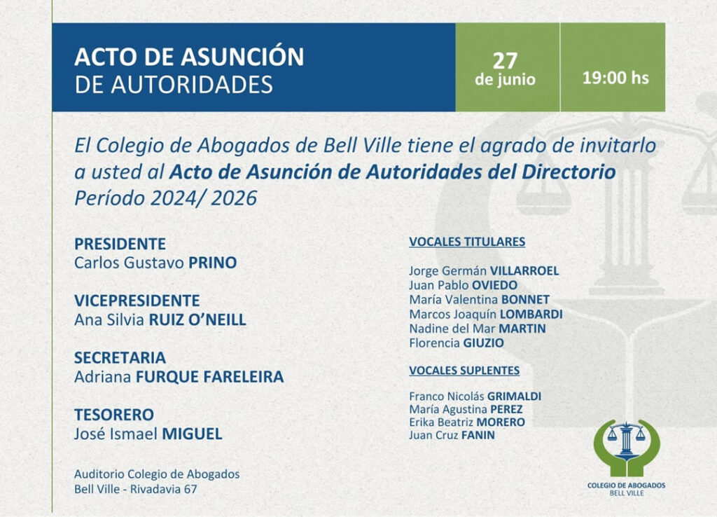 Asunción Autoridades 2024/2026