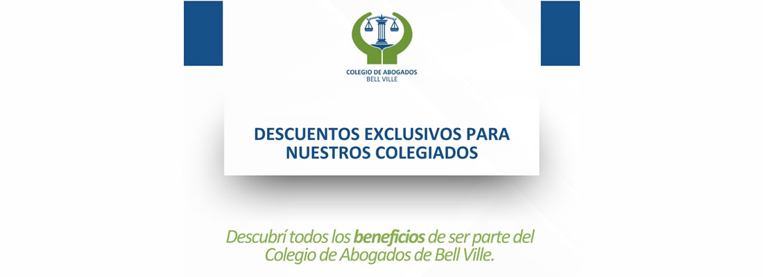 Descuentos y beneficios para nuestros colegiados