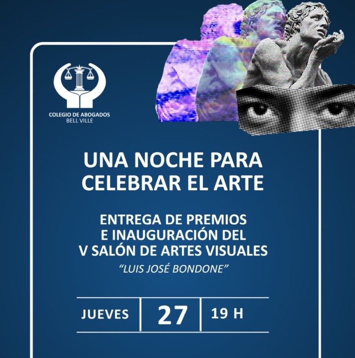 Una noche para celebrar el arte en el Colegio de Abogados de Bell Ville