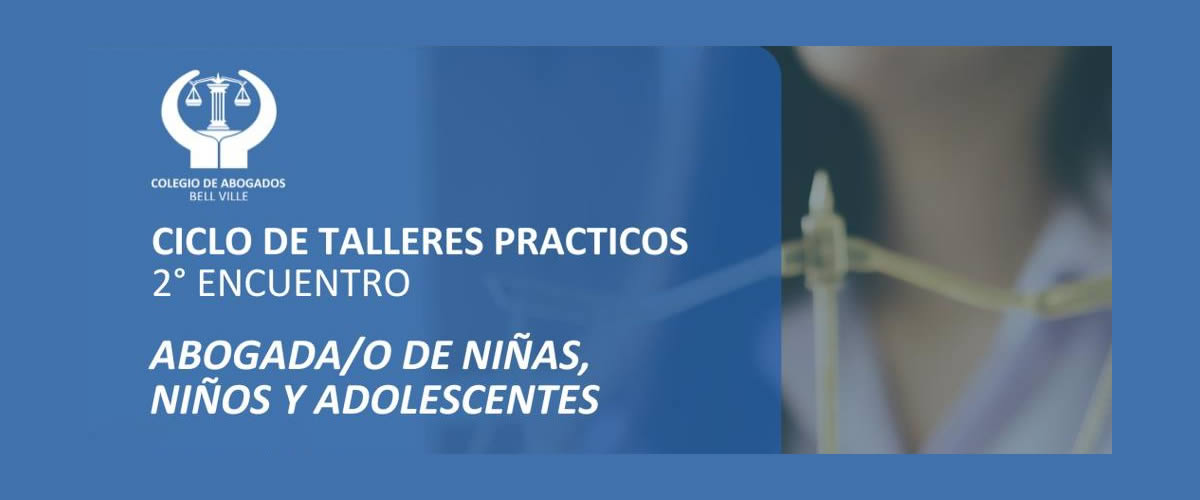 Ciclo de Talleres Prácticos - 2do. Encuentro: Abogada/o de niñas, niños y adolescentes