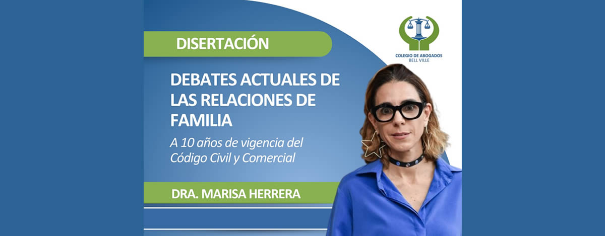 Disertación: debates actuales de las relaciones de familia