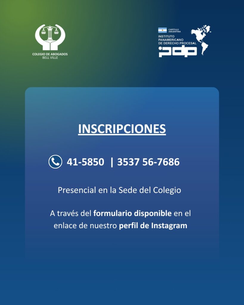 TERCER CONGRESO DE DERECHO PROCESAL DE BELL VILLE